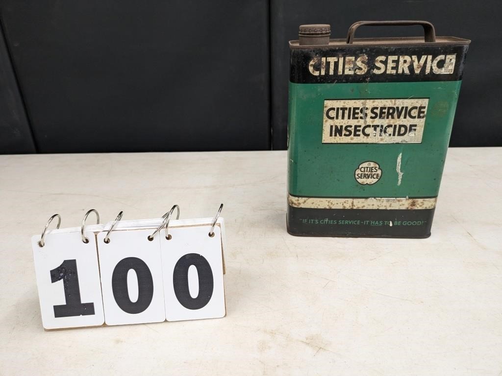 Cities Service Insecticide Can