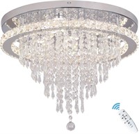 Crystal Chandelier with Remote