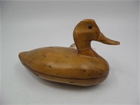 Hand Carved 3 Piece Wooden Duck Decoy