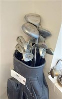 GOLF CLUBS AND BAG- TOUR SELECT CLUBS