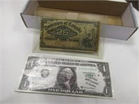 Bank note Dominion of Canada 25 cents 1900,