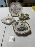 Moss Rose Dishes
