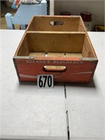 Vintage Coca-Cola Wood Pop Crate