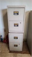 Pair of Sentry fireproof file cabinets.