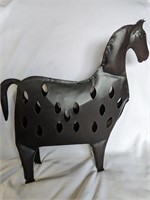 METAL TEALIGHT HORSE HOLDER