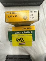 (2) BOXES OF LELLIER & BELLOT 223 REM 5,56X45, 20