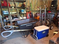 Wheel Barrow, Hand Cart, Cooler, Grocery Cart