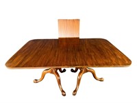 HENKEL HARRIS SOLID MAHOGANY DINING ROOM TABLE