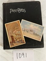 Vintage Postcards Album w/ Travel Postcards