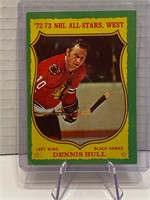 Dennis Hull 1973/74 All Star Card