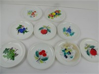 Lot of Decorative Hand Painted Fruit Dishes