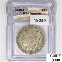 1888-S Morgan Silver Dollar ICG