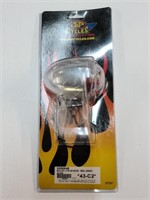 J&P Cycles Bullet Light with Visor - Red Lens