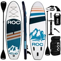 Roc Inflatable Stand Up Paddle Boards with Premium
