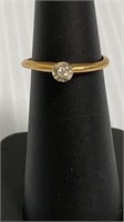 14 k ring with stone size 5