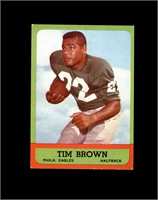 1963 Topps #111 Tim Brown SP RC EX to EX-MT+