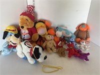 Lot: plush toys, misc