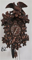 LUX Cuckoo Clock, Eagle, Acorns*