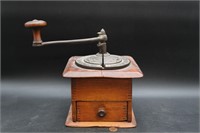 Antique Wooden Coffee Grinder