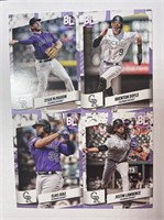 4- ROCKIES BIG LEAGUE CARDS