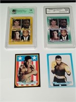 (4) Boxing Cards Lot - Tyson/Klitschko/Byrd