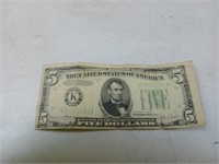 1934 d $5 bill