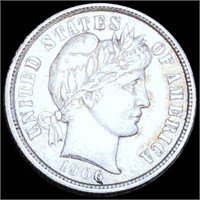 1906 Barber Silver Dime ABOUT UNCIRCULATE