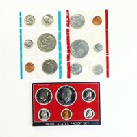 1974 and Two 1976 Bicentennial United States Mint