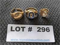 3 - 10K Rings