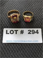2 - 10K Rings