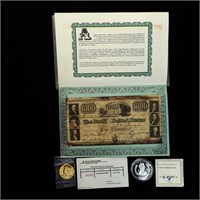 Plated Coins and Reproduction Bank Note