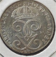 1920 Sweden 2 ore coin or token