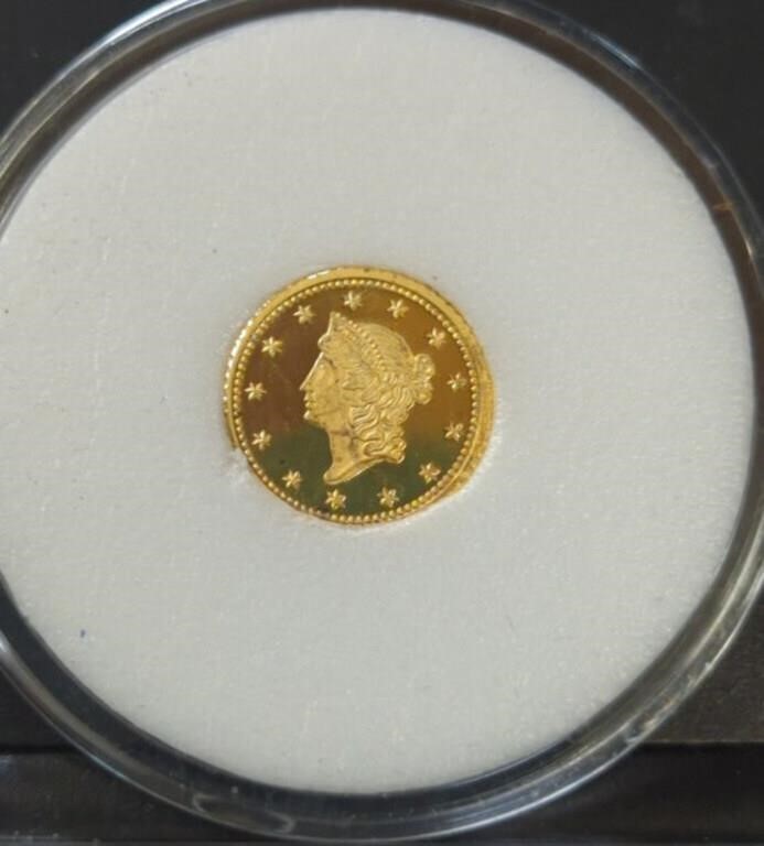 1849 USA gold $1 coin/ token copy