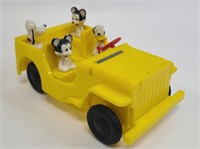 Marx Plastic Willys Jeep w/ Disney Characters
