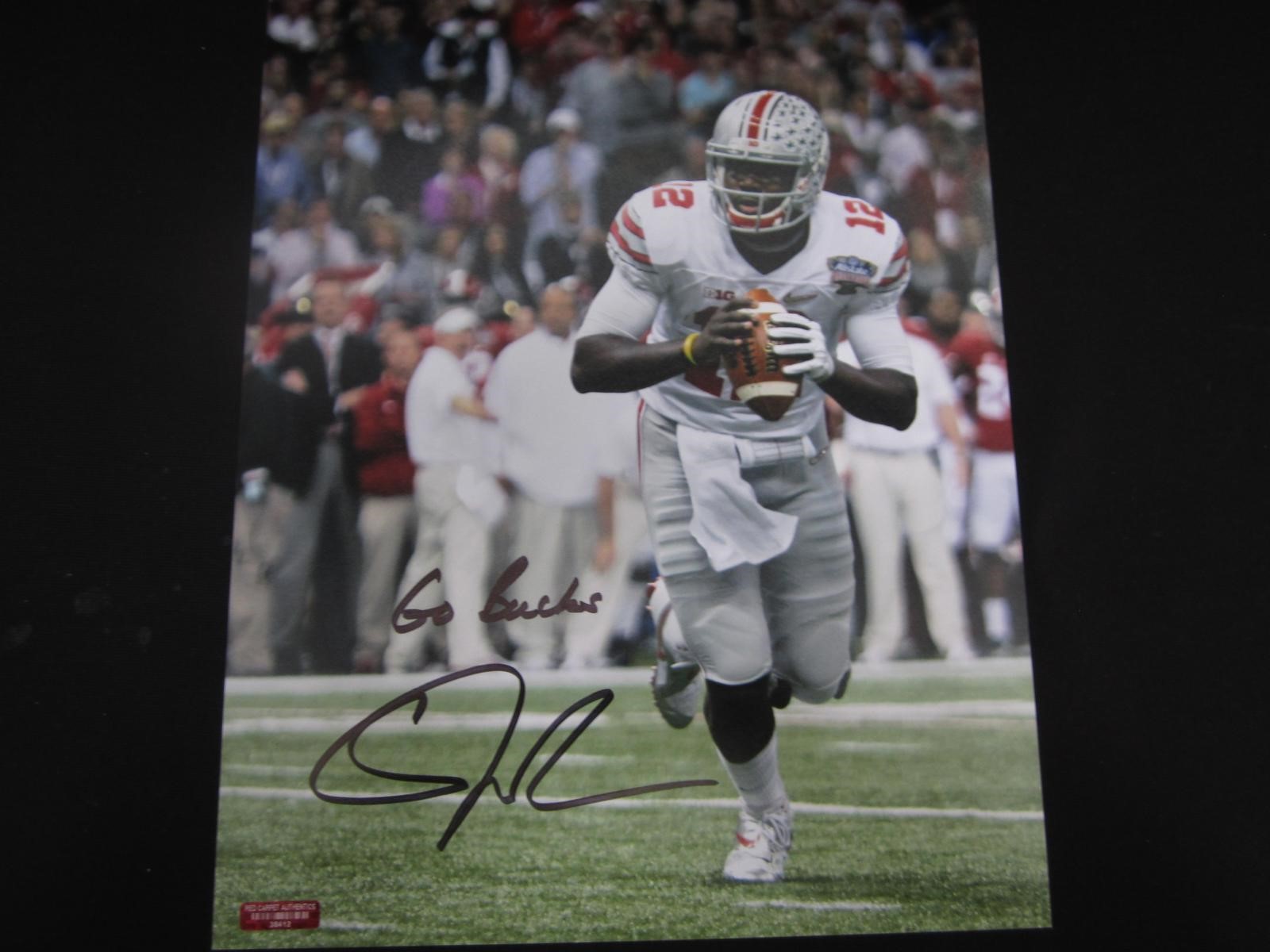 Cardale Jones Signed 8x10 Photo RCA COA