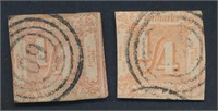 GERMANY THURN & TAXIS #8 (2) USED AVE