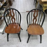 (2)Kitchen table chairs.