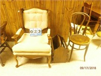 Lot of Chairs and Magazine Rack