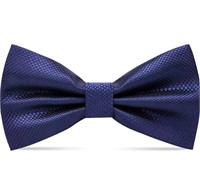 Mens Pre-tied Plaid Pattern Formal Bowties Banded