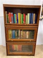 Vintage Lift Front Book Shelf w/ Books