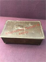 Small Antique Cigar Box with Indian Arrow Heads