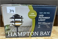 Hampton Bay LED Pathway Light, Black