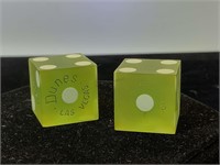 A pair of vintage Dunes Dice