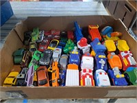 Approximately 40 toy cars