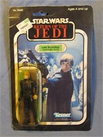 1983 Kenner Star Wars Luke Skywalker Fig On Card
