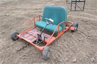 Go Cart Frame WIth Gas Engine, Does Not Run