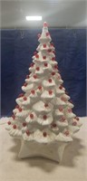 (1) Ceramic Christmas Tree (19" Tall)