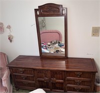 Vtg Dresser with Mirror