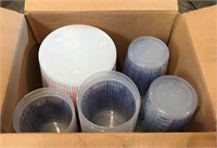 Box of 1 Quart 5 Quart Plastic Painters Pails Cups