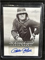 2012 Leaf Pete Rose Autographed Card